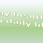 stay healthy in daily life. motivation space