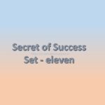 secret of success set eleven, motivation space