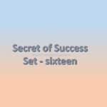 secret of success set sixteen, motivation space