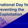 International Day for Preventing the Exploitation, motivation space, international days