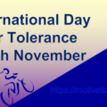 International Day for Tolerance, motivation space